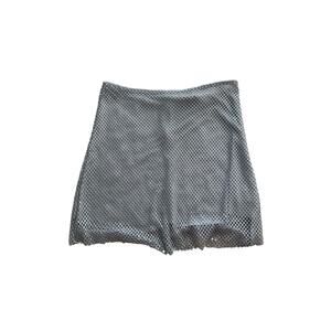 WeWoreWhat crystal mesh mini skirt